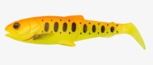 Nástraha Craft Cannibal Paddletail 8,5cm 7g Golden Ambulance